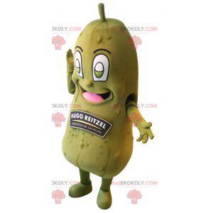 Mascote de Hugo Reitzel. Mascote do pickle com uma camisa -