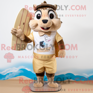 Kremowa maskotka Chipmunk...