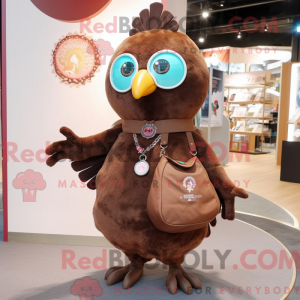 Costume de mascotte de paon...