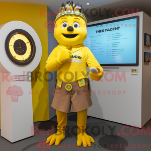 Maskottchenkostüm Yellow...