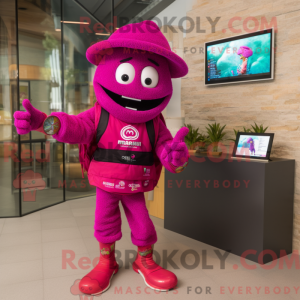 Personnage mascotte Magenta...