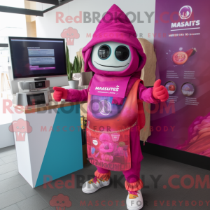 Disfraz de mascota Magenta...