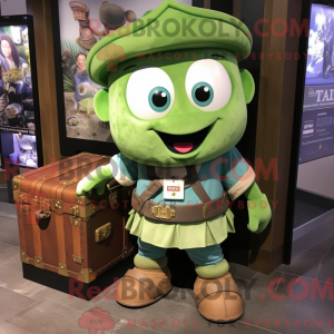 Maskotdrakt Green Treasure...
