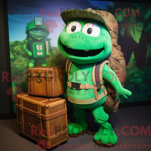 Maskotdrakt Green Treasure...