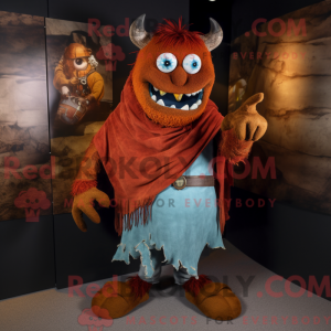 Rust Demon maskot kostume...