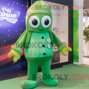 Olive Squid mascottekostuum...