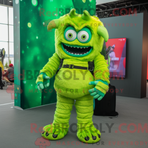 Máscara Lime Green Demon...