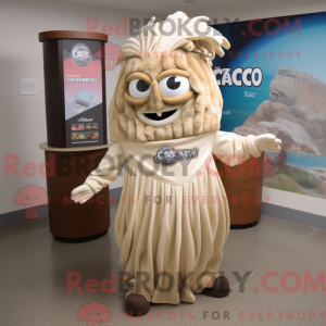 Beige Ceviche maskot...