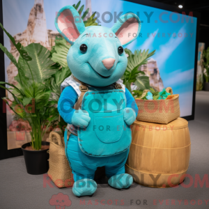 Costume mascotte de tatou...