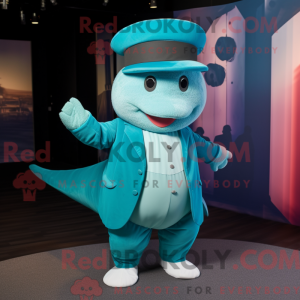 Disfraz de mascota Teal...
