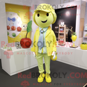 Disfraz de mascota de Apple...