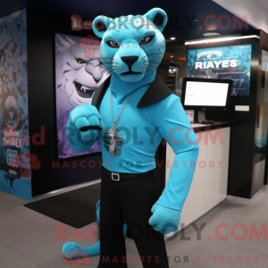 Postava maskota Cyan...