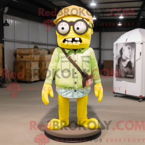 Citrongul Zombie maskot...