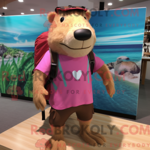 Roze capibara...