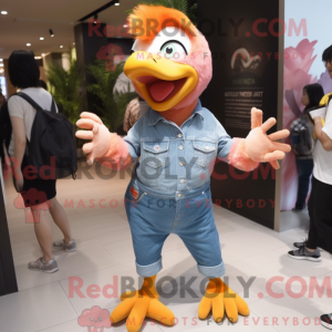 Peach Chicken Maskottchen...