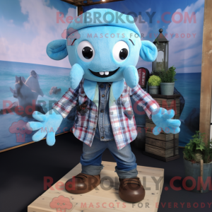 Costume de mascotte Kraken...