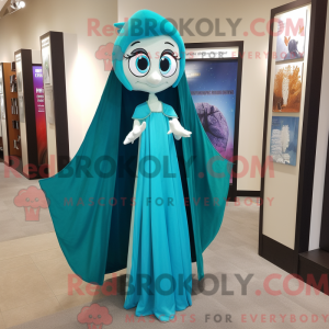 Maskotdraktfigura Teal...