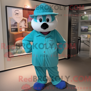 Postava maskota Teal Ice...