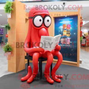 Red Fried Calamari mascot...