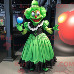 Groene boze clown...