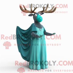 Cyan Irish Elk máscara...