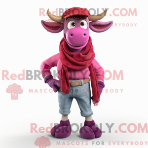 Postava maskota Magenta...