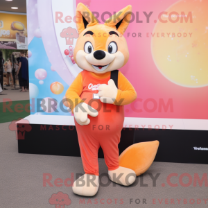 Postava maskota Peach Dingo...