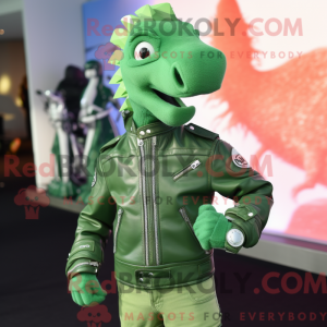 Green Sea Horse mascot...