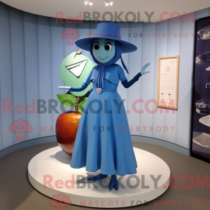 Blue Apple-mascottekostuum...