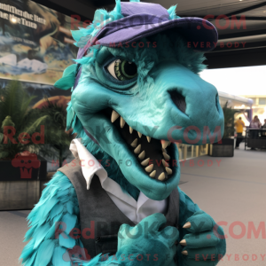 Costume de mascotte de Cyan...