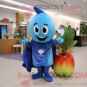 Blue Cherry mascottekostuum...