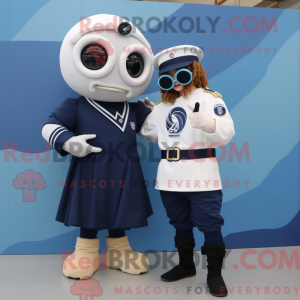 Maskotdraktfigura Navy...