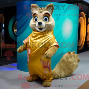 Gold Squirrel mascot...
