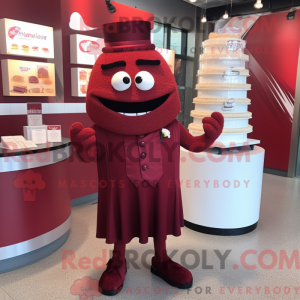 Maroon Wedding Cake...