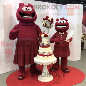 Maroon Wedding Cake...