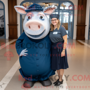 Disfraz de mascota Navy Pig...