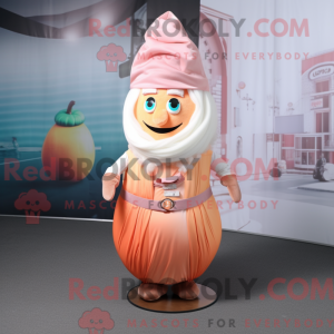 Peach Gyro maskotdraktfigur...