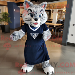 Navy Bobcat Maskottchen...