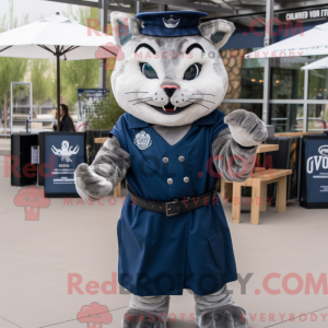 Navy Bobcat Maskottchen...
