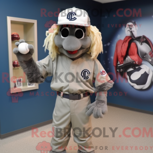 Gray Para Commando mascot...