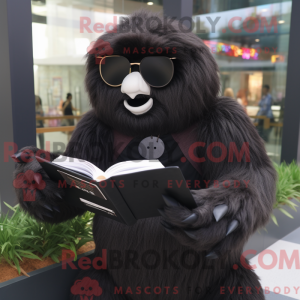 Black Giant Sloth mascot...