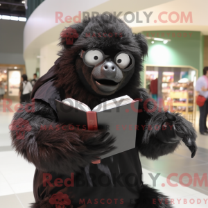 Black Giant Sloth mascot...