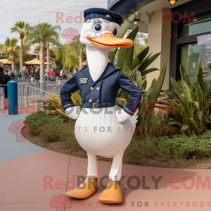 Navy Swans mascottekostuum...
