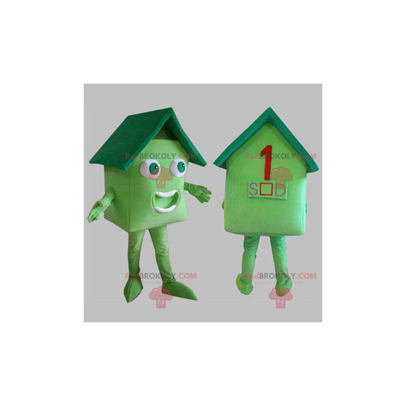 Gewächshaus Maskottchen. Hausmaskottchen - Redbrokoly.com