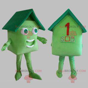 Green house mascot. House mascot - Redbrokoly.com