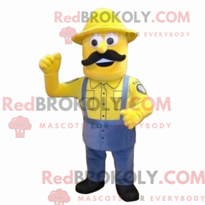 Postava maskota žlutého...