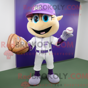 Purple Tooth Fairy mascot...