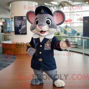 Navy Mouse maskot kostume...