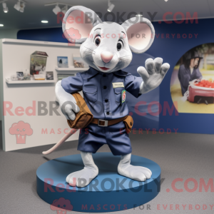 Navy Mouse-mascottekostuum...