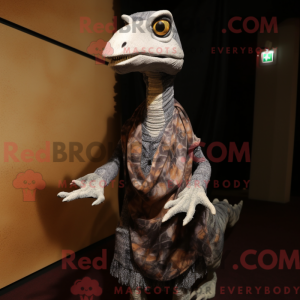 Gray Coelophysis mascot...